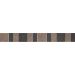 Керамогранит SG165/006 Дайсен бордюр мозаичный 7,2х60 коричневый