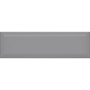 Плитка 9015 Аккорд темный серый грань 8,5х28,5
