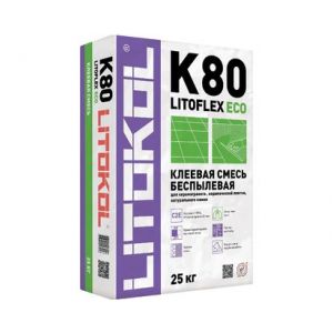 Клей плиточный Litokol  LitoFlex K80 ECO Беспылевая смесь 25кг