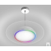 Светильник светодиодный управляемый Estares N.L.O. 40W(2970lm) 2K-4K-6K круг d450x90 матов. RGB подсветка, пульт ДУ