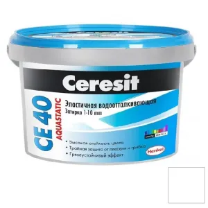 Затирка Ceresit СЕ-40 белая 1кг