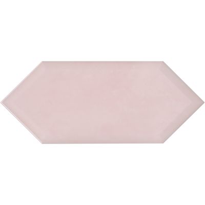 Плитка 35024 Фурнаш грань розовый светлый глянцевый 14х34