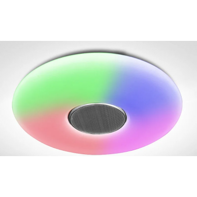 Светильник светодиодный управляемый Estares A-play classic 60W (4900lm) d510х70мм динамик, RGB подсветка, пульт ДУ