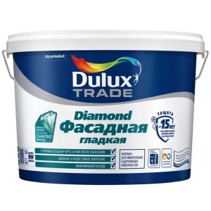 Краска Dulux Professional Diamond фасадная гладкая матовая для минеральных и деревянных поверхностей BM 4,8л.