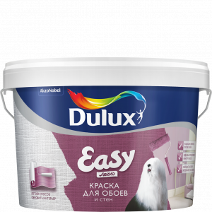 Краска Dulux Easy матовая для обоев и стен BW 2,5л