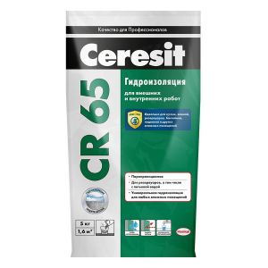 Цементный гидроизоляц. материал CERESIT CR-65 (5кг.) ПЯТЬ КГ