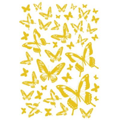 Декор Decoretto АI 5001 Золотые бабочки