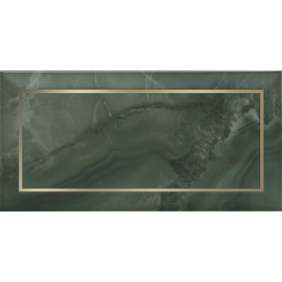 Плитка OS\C275\19077 Декор Сеттиньяно зеленый глянцевый 9,9х20
