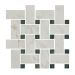 Керамогранит T038\SG6540 Декор Серенада мозаичный белый лаппатированный 32х32
