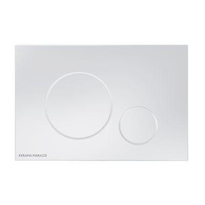 Кнопка управления для скрытых систем инсталляции Kerama Marazzi M670KM белый глянец (круглая)