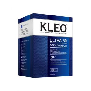 Клей КLЕО ULTRA 50 для стеклообоев и флизелиновых обоев 500 (2x250) г