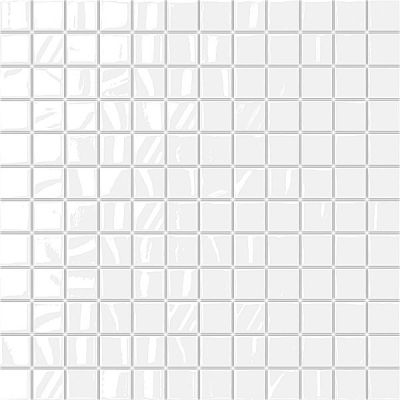 Плитка 20003 Темари белый глянцевый мозаичная 29,8x29.8